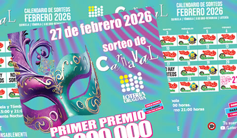 Calendario de sorteos febrero 2026