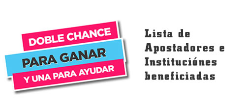 Ganadores del sorteo DOBLE CHANCE